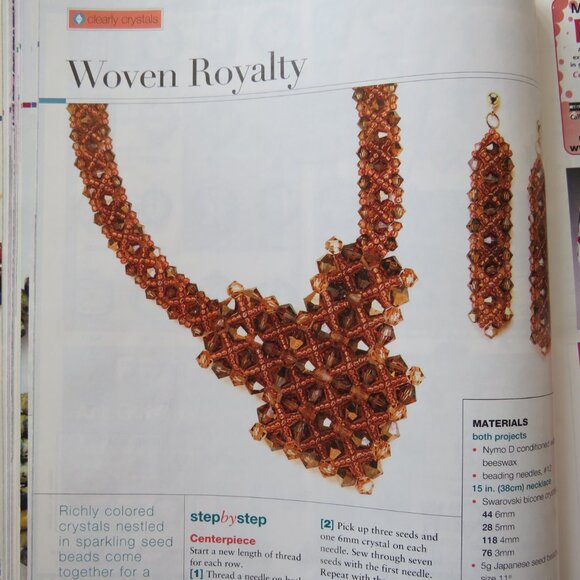 Bead and Button Magazine Creative Ideas For The Art of Beads, Jewelry Dec 2004 - Picture 4 of 16